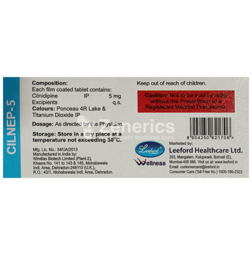 Cilnep 5 Tablet - Image 2