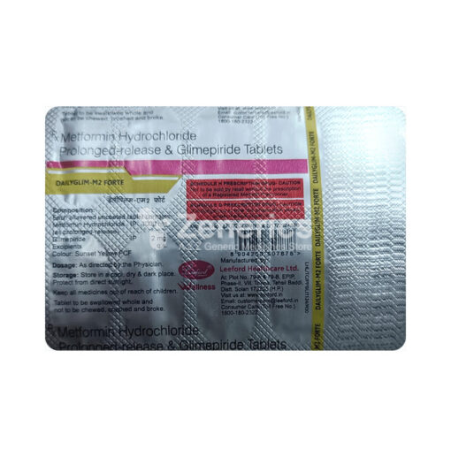 Dailyglim-M 2 Forte Tablet PR - Image 2