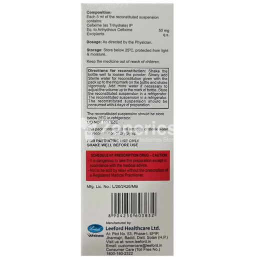 Zefway 50 Oral Suspension - Image 2