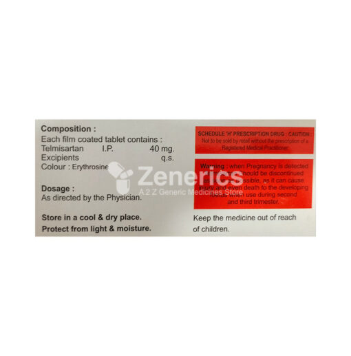 Telkonol 40mg Tablet - Image 2