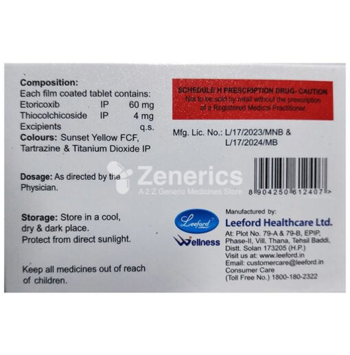 Etolyte MR 60mg/4mg Tablet - Image 2
