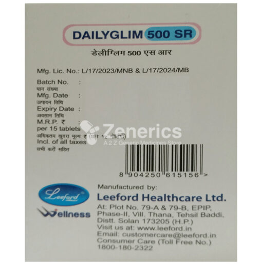 Dailyglim 500 SR Tablet - Image 3