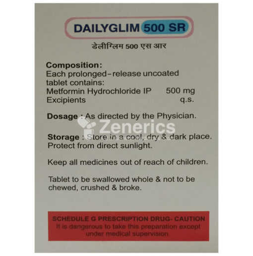 Dailyglim 500 SR Tablet - Image 4