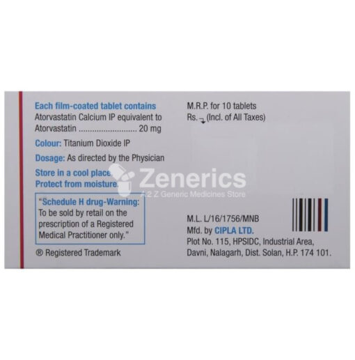 Lipvas 20 Tablet - Image 2
