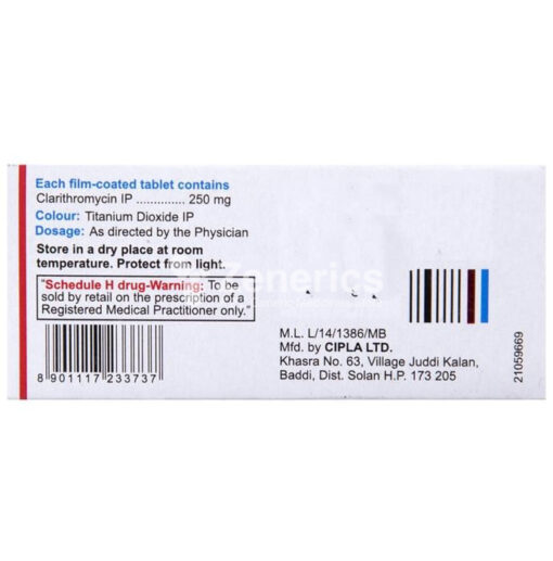 Zoclar 250 Tablet - Image 3