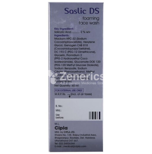 Saslic DS Foaming Face Wash - Image 3