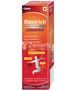 Maxirich Multivitamin Syrup Orange and Mango