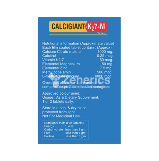 Calcigiant-K2-7-M Tablet - Image 2