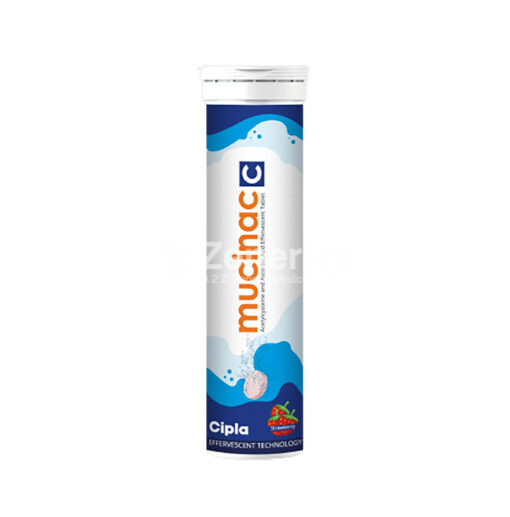 Mucinac C Effervescent Tablet Strawberry