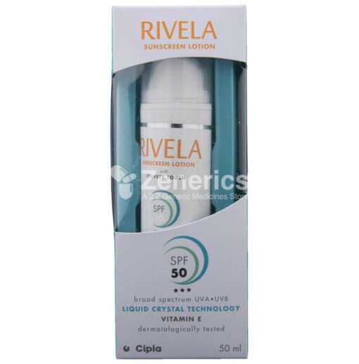 Rivela Sunscreen Lotion SPF 50