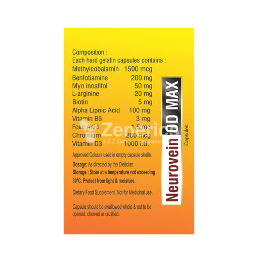 Neurovein OD Max Capsule - Image 2