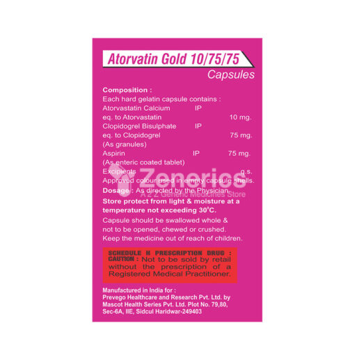 Atorvatin Gold 10/75/75 Capsule - Image 2