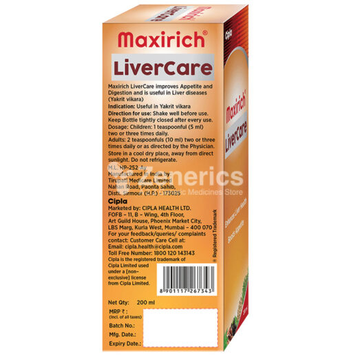 Maxirich Livercare Syrup - Image 2