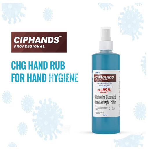 Ciphands Professional CHG Hand Rub Spray for Hand Hygiene - Image 3