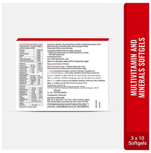 Maxirich Multivitamin & Minerals Softgel - Image 2
