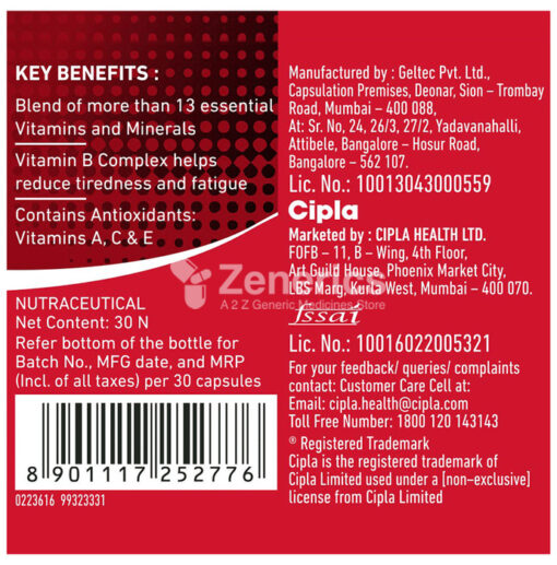 Maxirich Multivitamin & Minerals Softgel - Image 3