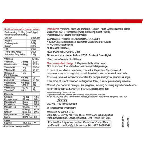 Maxirich Multivitamin & Minerals Softgel - Image 5