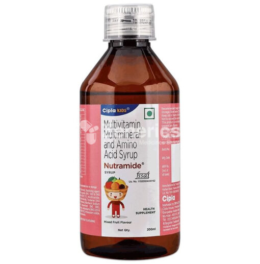 Cipla Kids Nutramide Syrup Mixed Fruit - Image 2