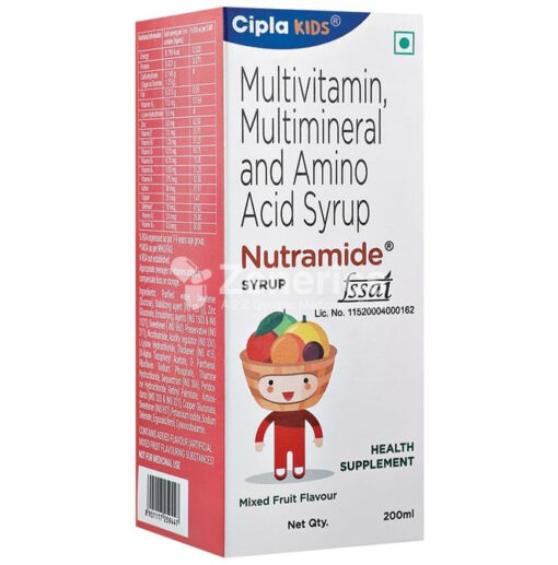 Cipla Kids Nutramide Syrup Mixed Fruit - Image 3