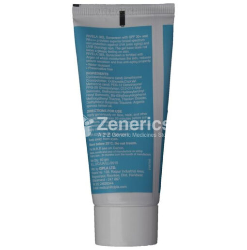 Rivela Dry Touch Sunscreen Gel SPF 30+ - Image 4