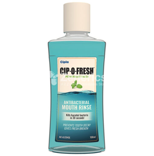 Cipla Peppermint Fresh Cip-O-Fresh Antibacterial Mouth Rinse