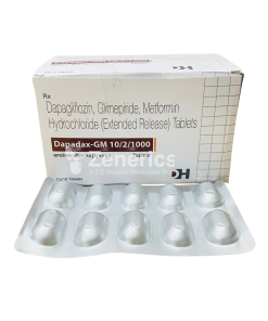 DAPADAX-GM 10/2/1000 TAB.