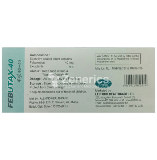 Febutax 40 Tablet - Image 2