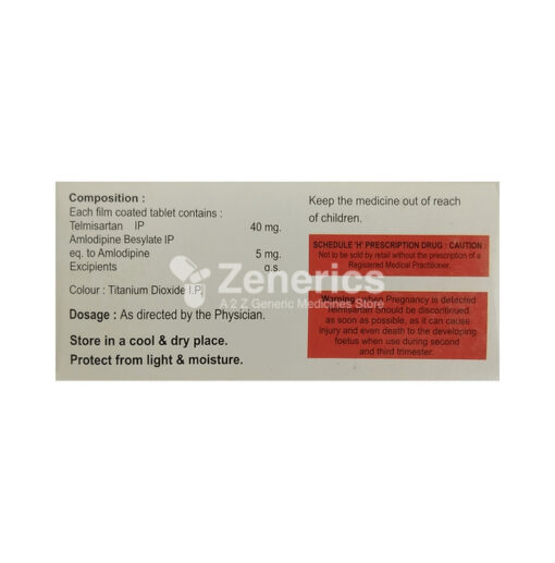 Telkonol AM 40mg/5mg Tablet - Image 2