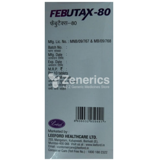 Febutax 80 Tablet - Image 3