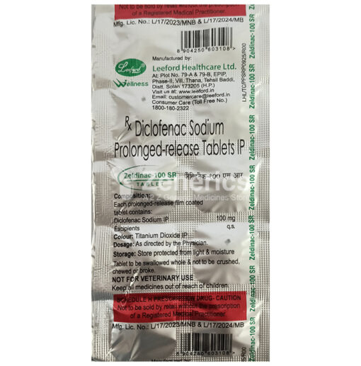 Zeldinac 100 Tablet SR