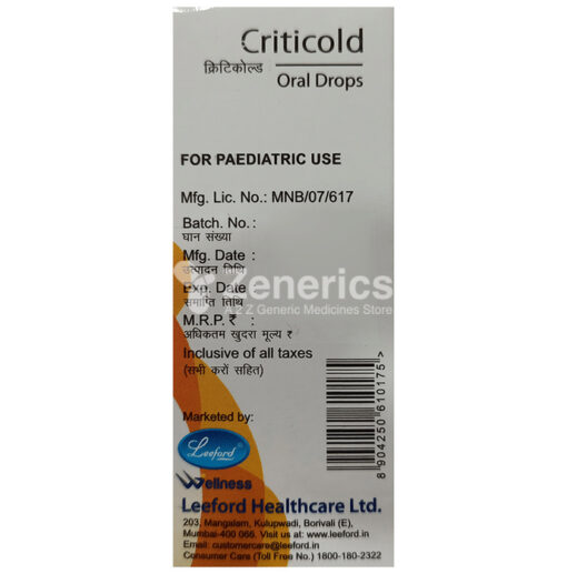 Criticold Oral Drops - Image 3