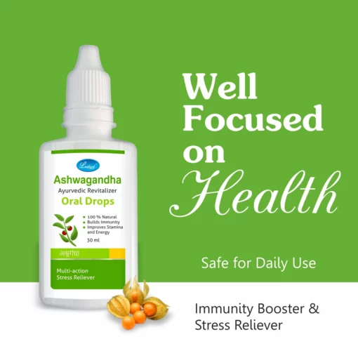 Leeford Ashwagandha Ayurvedic Revitalizer Oral Drop - Image 2