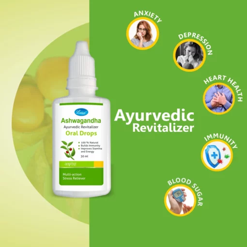 Leeford Ashwagandha Ayurvedic Revitalizer Oral Drop - Image 3