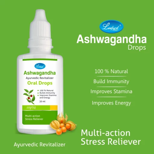 Leeford Ashwagandha Ayurvedic Revitalizer Oral Drop - Image 4