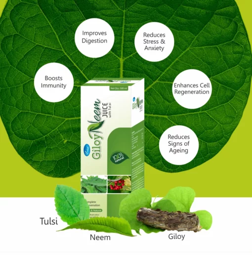 Leeford Giloy Neem Juice with Tulsi - Image 2