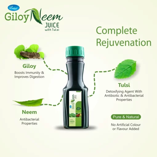 Leeford Giloy Neem Juice with Tulsi - Image 4