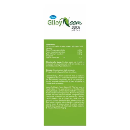 Leeford Giloy Neem Juice with Tulsi - Image 6