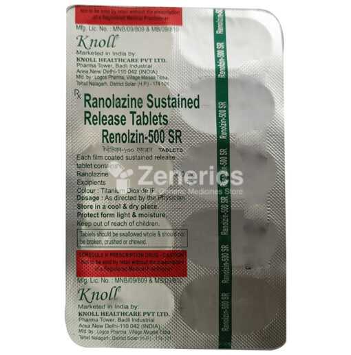 Renolzin 500 SR Tablet - Image 3