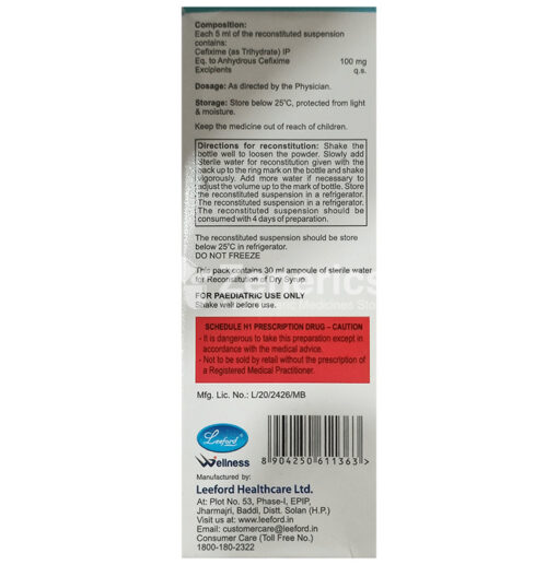 Zefway 100 Oral Suspension - Image 2