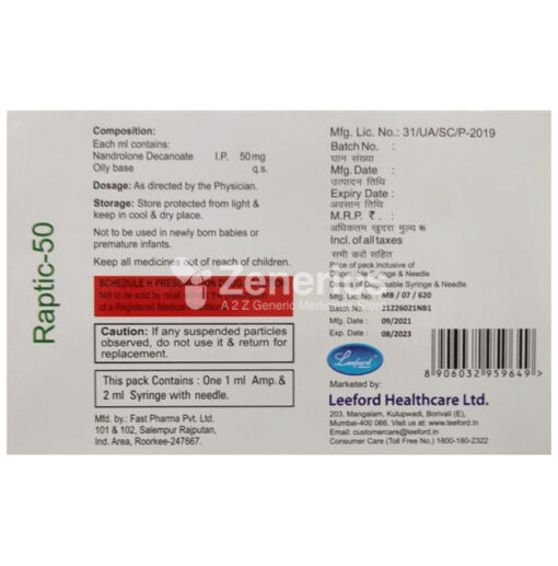 Raptic 50 Injection - Image 2