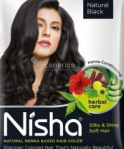 Nisha Natural Henna Based Hair Color Natural Black