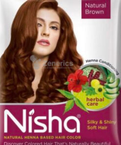 Nisha Natural Henna Based Hair Color Natural Brown